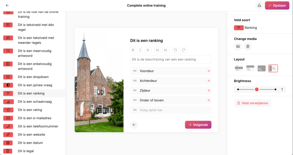 Voorbeeld Forms 2